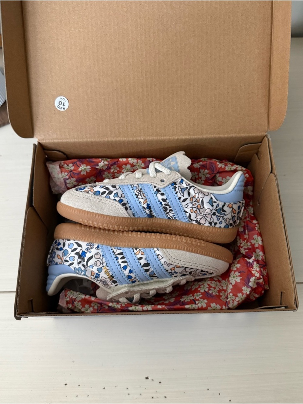 adidas Liberty London Samba toddler 7.5 NEW in box - Picture 4 of 5